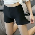thumbnail image 4 of Leggings cortos para mujer Pantalones cortos transpirables para ropa interior Pantalones cortos para niños Pantalones cortos para falda Dress Negro), 4 of 5