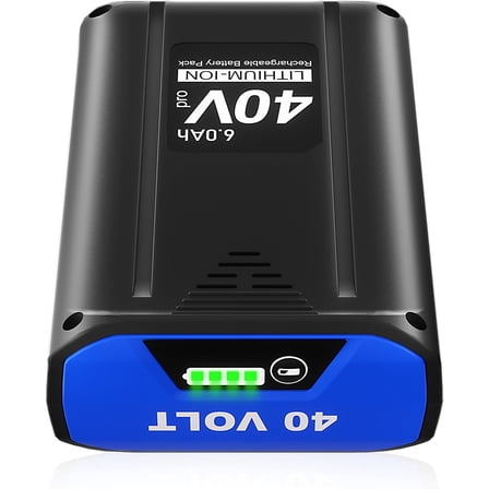 Replacement for Kobalt 40V Battery 6000mAh Cordless Power Tool Battery KPM1040A-03, KM-1640-06, KM 4040-06