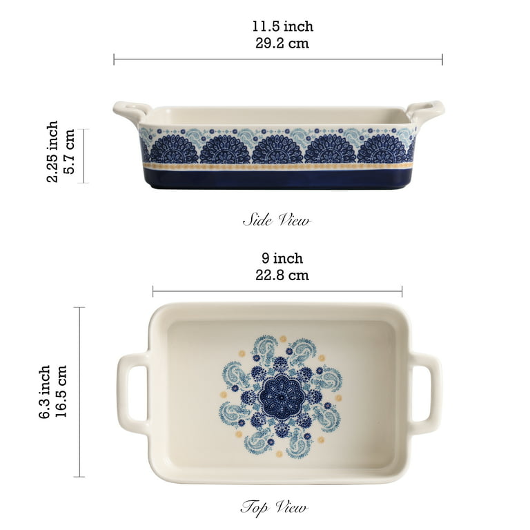 Spode Christmas Tree Square Baker | 10 Inch Baking Dish for Serving  Lasagna, Casserole, and Vegetables | Made from Fine Porcelain | Microwave  and