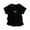 Black, variant on Girls Summer T Shirts Casual Cap Sleeve Crewneck Raglan Tops Girl Shirts Grey,18-24 Months