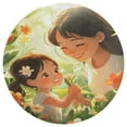 thumbnail image 3 of Happy Mother's Day Round Small Area Rug, Print Non Slip Washable Floor Mat, Soft Throw Rug for Living Room, Powder Room Entryway, Bathroom, Bedside, 3 of 6