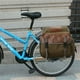 thumbnail image 5 of Bolsa de bicicleta Retro portaequipajes bolsa de asiento trasero doble para bicicleta motocicleta color caqui, 5 of 5