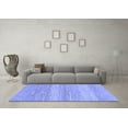 thumbnail image 3 of Ahgly Company Indoor Rectangle Abstract Blue Modern Area Rugs, 7' x 10', 3 of 4