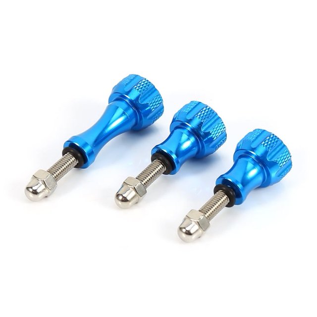 3pcs Tornillo De Tornillo De Perno De Pulgar De Aluminio De Aluminio Tornada De Tornillo Para El Tornillo 4 3+/3 2, Duradero Y Liviano, Fácil De Montar En Tríco O Taza De