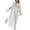 White, variant on Women's Summer Casual Loose Print T-Shirt Dress Long Sleeve Comfortable Flowy Beach Tunic Stylish Versatile Outfit Womens Casual Trendy Midi Dresses