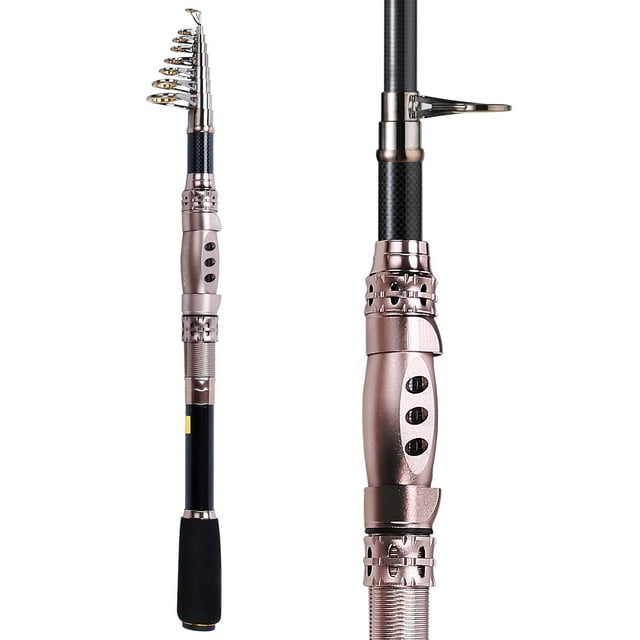 Sougayilang Telescopic Fishing Rod and Reel Combo Spinning Reel Fishing