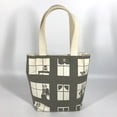 thumbnail image 2 of Pre-Owned Chanel Windows line Tote Bag Shoulder Bag Gray x White (Good), 2 of 15