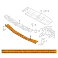 thumbnail image 3 of CAPA For 12-19 Versa Sedan 1.6L Radiator Support Lower Crossmember Tie Bar Steel, 3 of 5