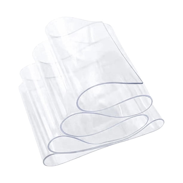 Cortinas PVC para puertas, solapas repuesto, longitud 2 m, resistentes al viento, para montaje en almacén, fáciles cortar e instalar, transparente