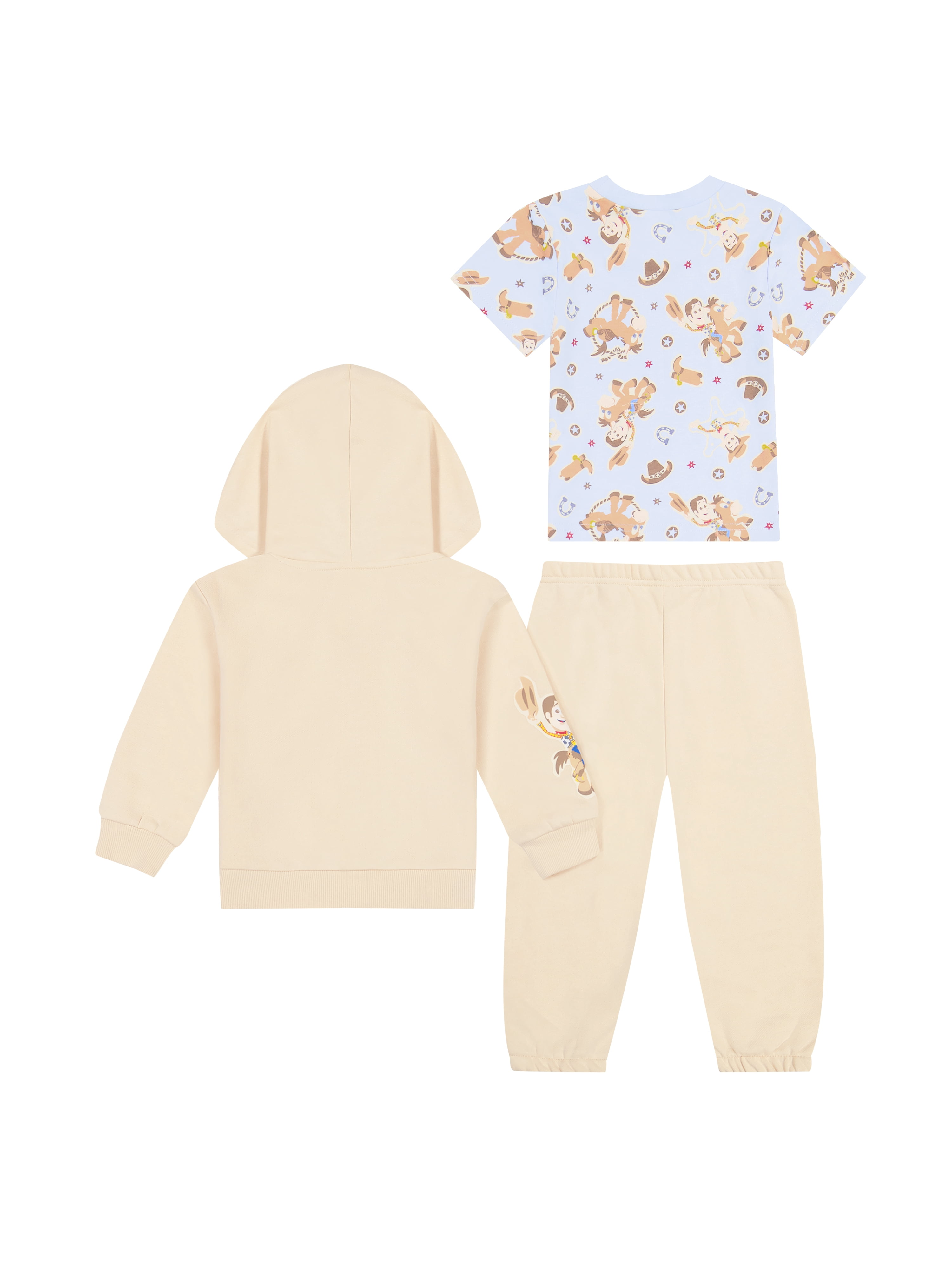 Toy Story Baby Boy 3 Piece Fleece Jogger Set, Sizes 0-24 Months