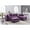 Purple, variant on Glory Furniture Malone Microsuede Sectional in Purple