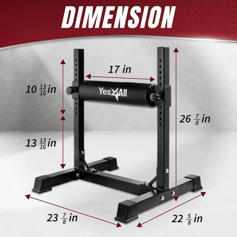 Single leg discount squat roller stand