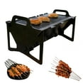 thumbnail image 4 of Shoreew Slot Grill Collapsible BBQ Grill Tool-Free Setup Portable Camping Grills for Camping Tailgating RV Outdoor Cooking, 4 of 7
