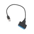 thumbnail image 1 of Adaptador Duro USB A Velocidad De Transferencia De 6 Gbps ABS Para HDD SSD De 2,5 Pulgadas Y 7-15 Mm Con Indicador LED Para, 1 of 7