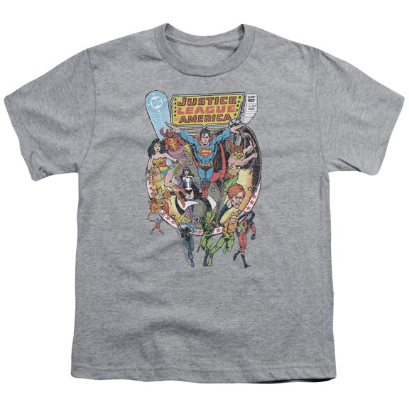 Jla - Team Up - Youth Short Sleeve Shirt - X-Large