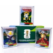 FIFA 2026 World Cup Official Licensed Mascot Toy Figurines Set of 3 (Maple, Zayu & Clutch), Collectable Soccer FIFA 26 Mascot Toys