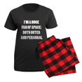thumbnail image 5 of CafePress - I’M A Huge Fan Of Space Pajamas - Women's Short Sleeve Print T-Shirt and Pants Dark Cotton Pajama Set, 5 of 7