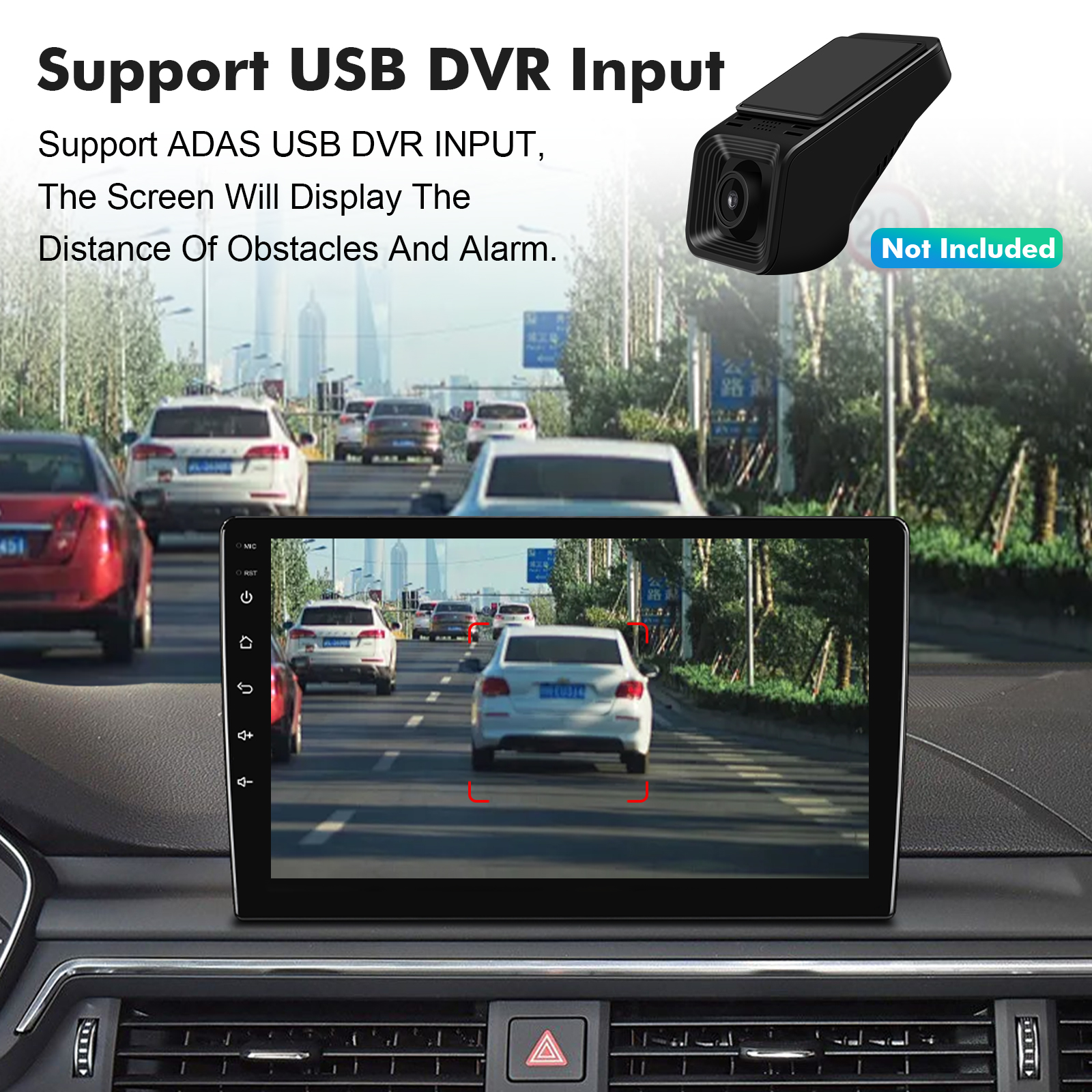 YuanTing 10.1" Car Stereo Radio For 2000-2007 Toyota Highlander – Android 13, Apple CarPlay, GPS, 2GB+64GB