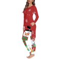 thumbnail image 3 of Conjunto de pijama de Navidad para mujer, ropa de dormir cálida de manga larga, Jersey informal, traje de pantalón para mujer, otoño e invierno, envío directo, 3 of 4