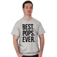 thumbnail image 3 of Best Pops Ever Dad Grandpa Far Day Men's Graphic T Shirt Tees Brisco Brands L, 3 of 5