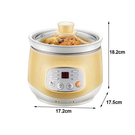 100W Electric Slow  Cooker  Ceramic Mini Fully Automatic 