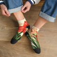 thumbnail image 3 of Pofeuu Vibrant Amaryllis Flowers Print 30cm Socks, Adult Running Hiking Socks for Youth and Adult, 3 of 7