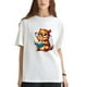 thumbnail image 2 of Playera Blanca Camiseta Unisex Estampada Capibara con Lentes, 2 of 5