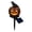 K, variant on Fall Decor Pumpkin Solar Stake Light, Halloween Outdoor Decor Jack O Lantern Garden Light Resin Yard Decoration for Lawn Garden Pathway Seasonal Holiday Display