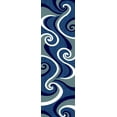 thumbnail image 6 of Planet Rugs Premium 3D Thick Abstract Indoor Area Rug 327 Navy Blue 2'7''x4', 6 of 10