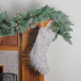 thumbnail image 2 of Northlight 17.5" Taupe Brown Traditional Solid Christmas Stocking, 2 of 3