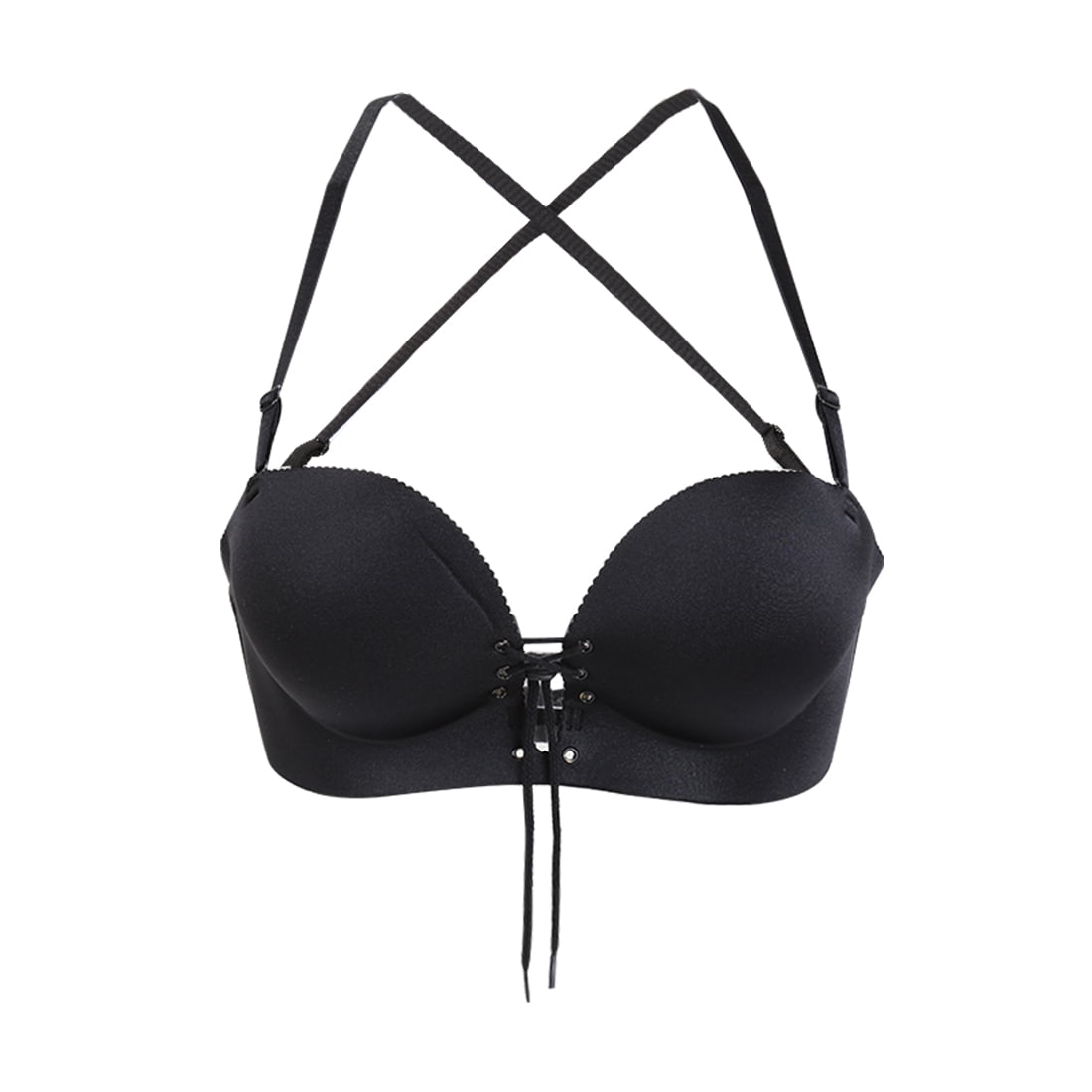 drawstring push up bra