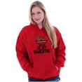 thumbnail image 3 of Be My Valentine Ramen Noodles Funny Unisex Plus Fleece Graphic Hoodie Brisco Brands 5X, 3 of 5