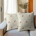 thumbnail image 6 of Fall Pumpkin Pillow Covers 18x18 inch Set of 2 Abstract Pumpkin Autumn Decorative Outdoor Throw Pillow Covers Famliy Decoration for Home Living Room Couch Sofa Bed, PCL-1, 6 of 6