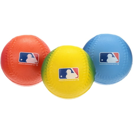 Wood Hand Signed Mlb Baseball - Franklin MLB Foam Baseballs 3 ct Pack