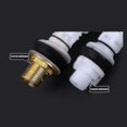 thumbnail image 4 of Adjustable Toilet Inlet Valve Flush Valves Toilet Cistern Flush Push Button Valve, 4 of 5