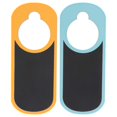 thumbnail image 1 of 2 Pcs Do Not Disturb Door Hanging Sign Double Sided Message Board Blackboard(Red and Blue), 1 of 4