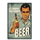 thumbnail image 1 of Letrero de metal con diseño de cerveza divertida, placa de metal vintage para pub, de aluminio, para decoración de pared, para bar, pub, club, cueva de hombre, tamaño: 12 x 8 pulgadas, 1 of 4