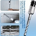 thumbnail image 4 of Rotary Hammer Adapter with Impact Drill Bits Set, Multifunctional Electric Hammer to Drill Converter with Adapter and 4 Hammers Bits, Electric Extension Tool Kit, 4 of 8