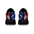 thumbnail image 4 of Basset Hound American flag Shoes Sneakers Black Size 9, 4 of 7