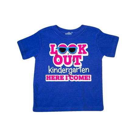 

Inktastic Look out Kindergarten Here I Come Gift Toddler Toddler Girl T-Shirt