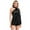 Black, variant on iEFiEL Women's Sparkly Sequin Shorts Jumpsuits One Shoulder Long Sleeve Romper Party Club Outfit Green XL