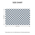 thumbnail image 4 of Placemats Set Of 4 / 6, Gray White Square Plaid Placemats For Dining Table Indoor/Outdoors Heat Resistant Washable Placemats 18" X 12", 4 of 8