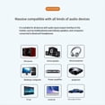 thumbnail image 5 of 5.3 Transmisor Receptor Bluetooth Adaptador Bluetooth 2 en 1 con Pantalla LED Luz RGB para Coche PC TV Altavoz Auriculares, 5 of 5