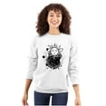 thumbnail image 3 of Celestial Sun Space Hands Spiritual Sweatshirt for Men or Women Brisco Brands M, 3 of 6