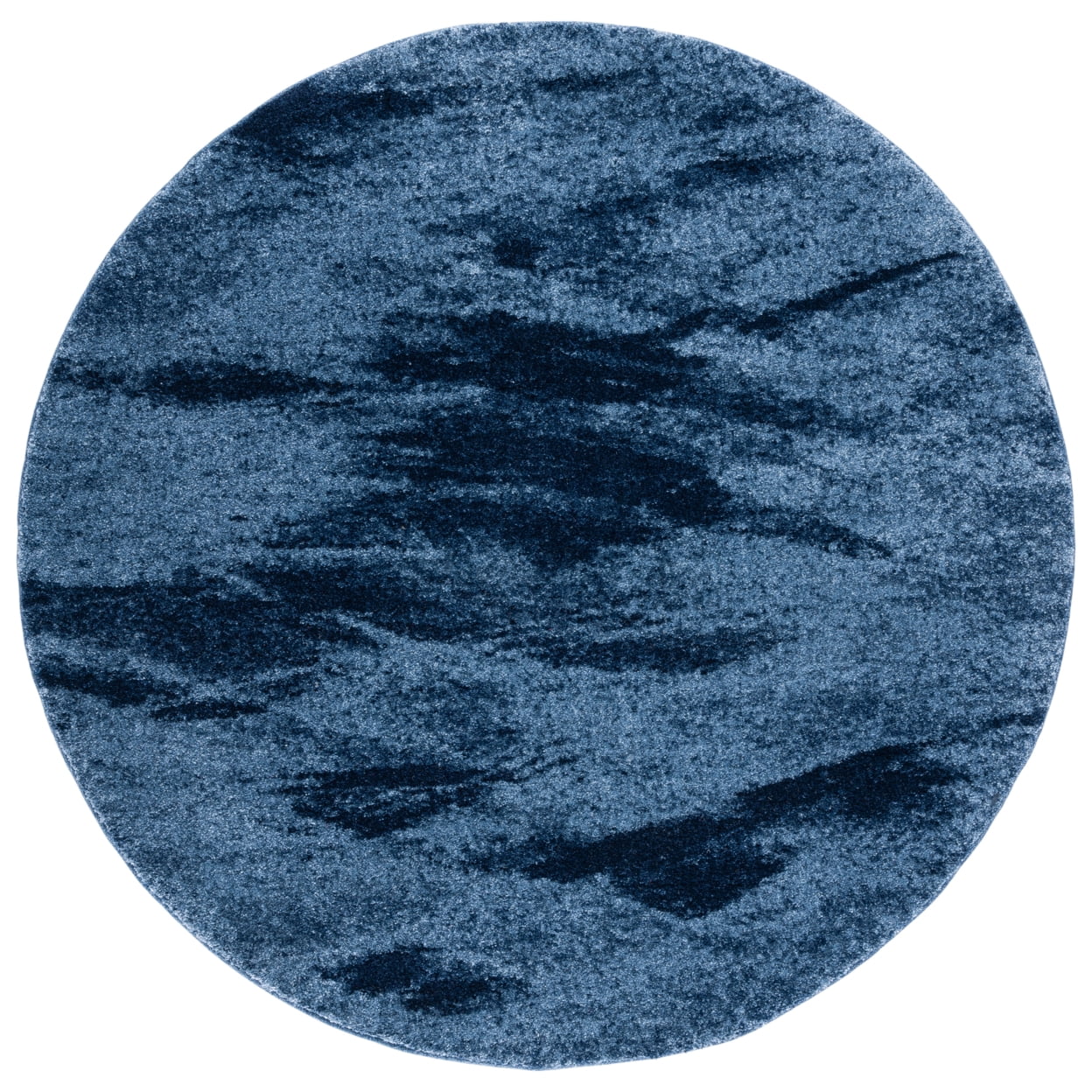 SAFAVIEH Retro Panit Abstract Runner Rug, Light Blue/Blue, 2'3" x 7'