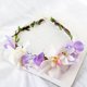 thumbnail image 2 of Diadema de flores de boda de estilo bohemio, tocado de guirnalda de corona floral para fiesta de boda, 2 of 3