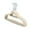 White, variant on KQJQS Non-Slip Flocked Clothes Hanger Set - Ideal for Adult Closets and More