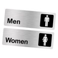 thumbnail image 2 of Letrero para puerta de baño Letrero para puerta de inodoro Letrero para baño Letrero para baño para hombres y mujeres Indicador para baño para el, 2 of 10