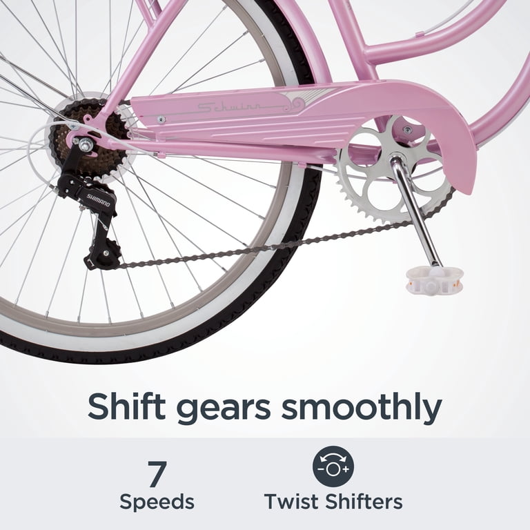 Schwinn Ladies Perla 7 Speed Cruiser Bicycle, 26" Wheels