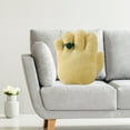thumbnail image 3 of Hwkond Large Throw Pillows Shaped Palm Pillow With Core Fashion Style Sense Of Home Cushion Love Life Soft Sofa Pillow Special Design With Ring Pillow Home Casual Cushion,Yellow, 3 of 5